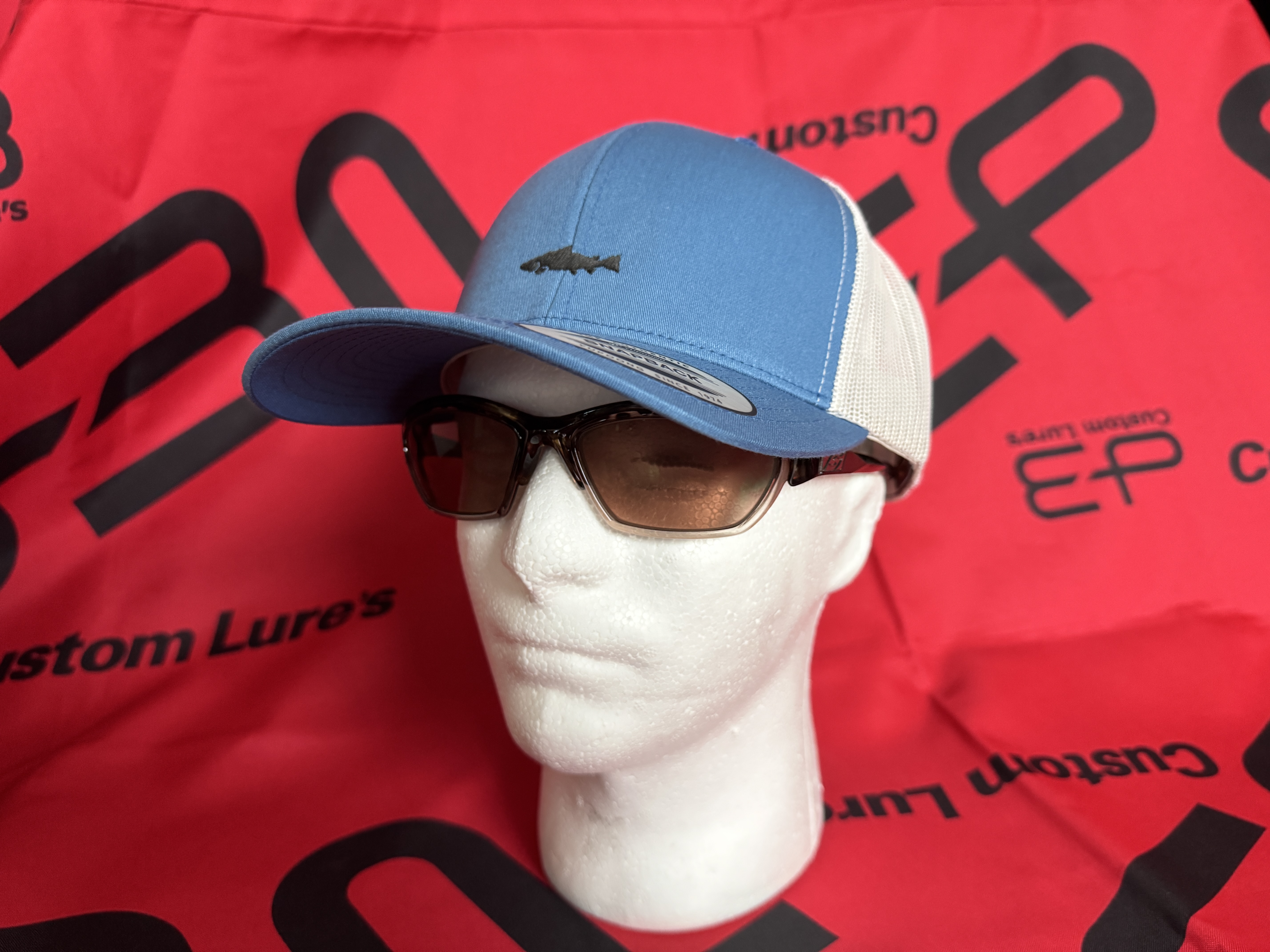 TROUTメッシュキャップ（スティールブルー）